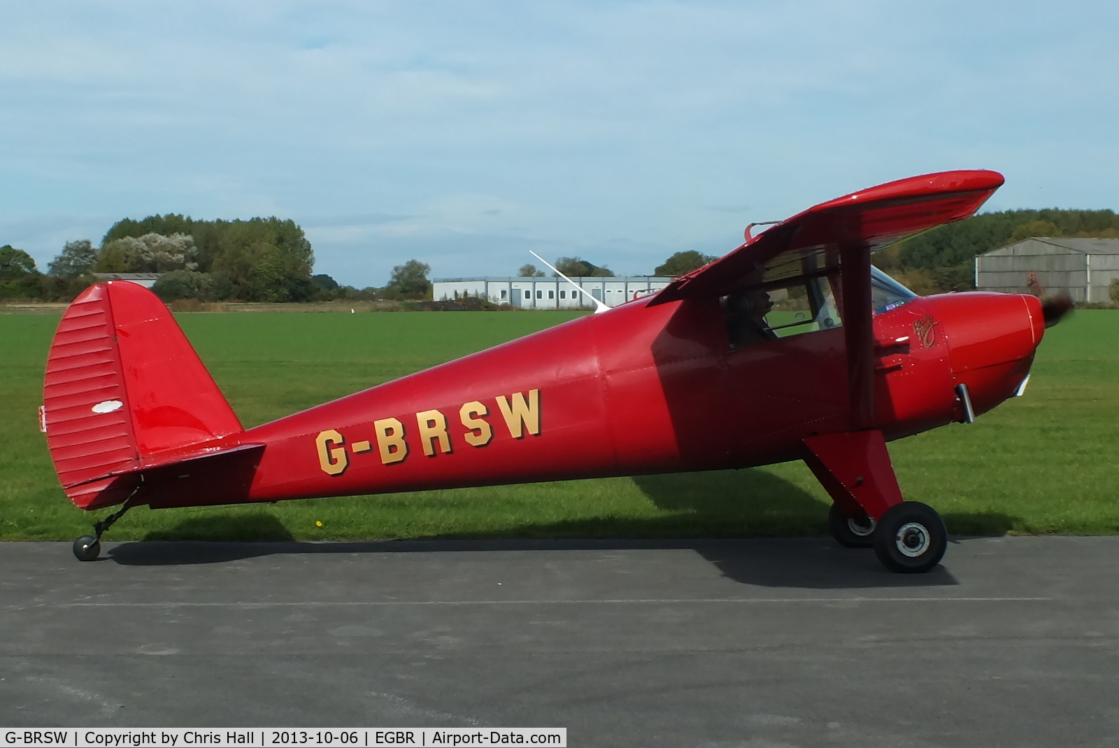G-BRSW, 1946 Luscombe 8A C/N 3249, at Breighton's Pre Hibernation Fly-in, 2013