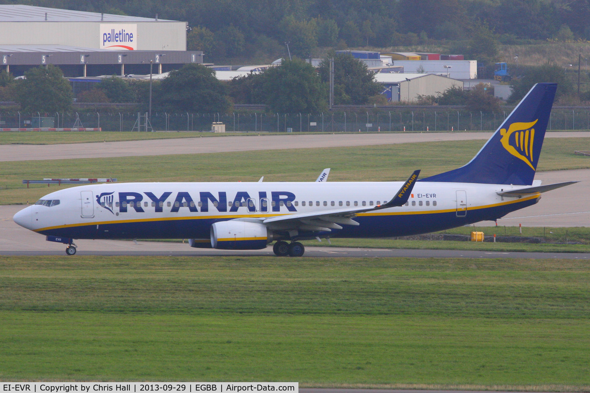 EI-EVR, 2012 Boeing 737-8AS C/N 40295, Ryanair