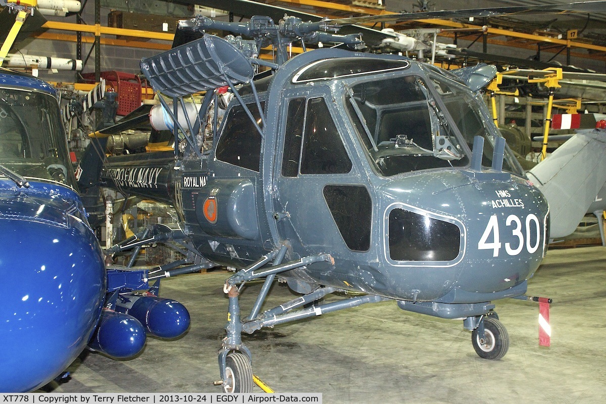 XT778, 1966 Westland Wasp HAS.1 C/N F9660, Open Day at Cobham Hall , Fleet Air Arm Museum at Yeovilton