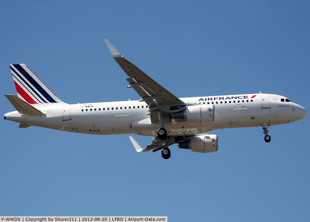 F-WWDX, 2013 Airbus A320-214 C/N 5719, C/n 5719 - To be F-HEPF