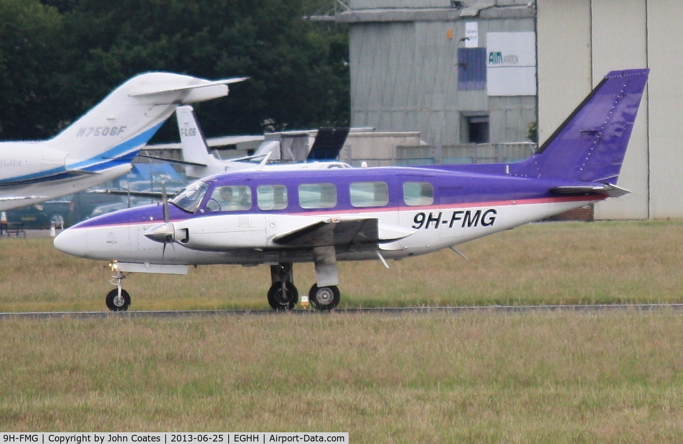 9H-FMG, 1979 Piper PA-31-350 Chieftain C/N 31-7952155, Arriving on 26