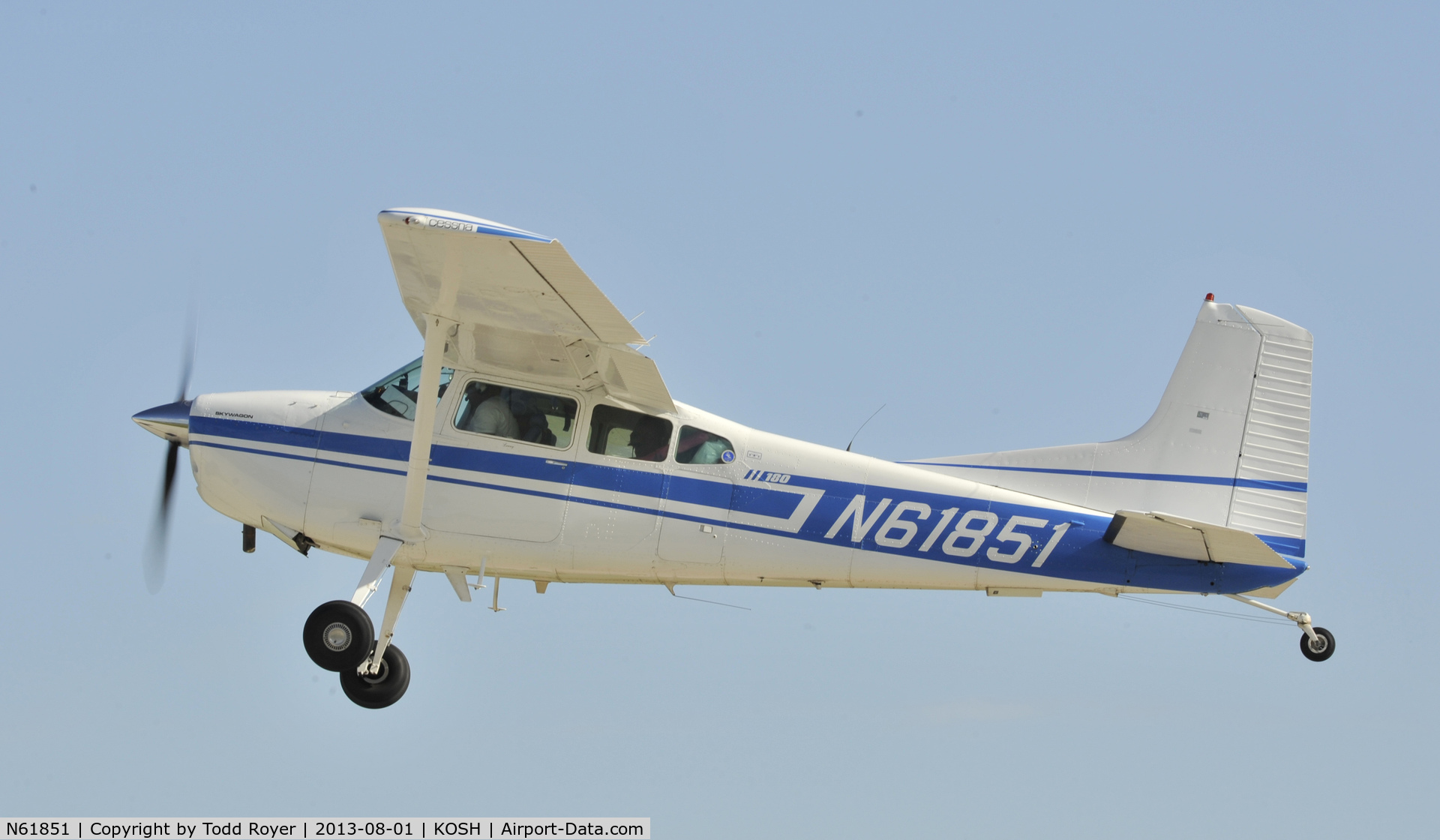 N61851, 1977 Cessna 180K Skywagon C/N 18052804, Airventure 2013