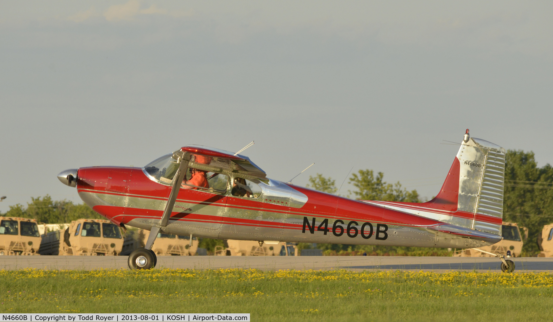 N4660B, 1955 Cessna 180 C/N 31558, Airventure 2013