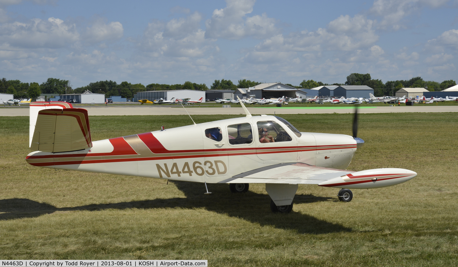 N4463D, 1956 Beech G35 Bonanza C/N D-4645, Airventure 2013