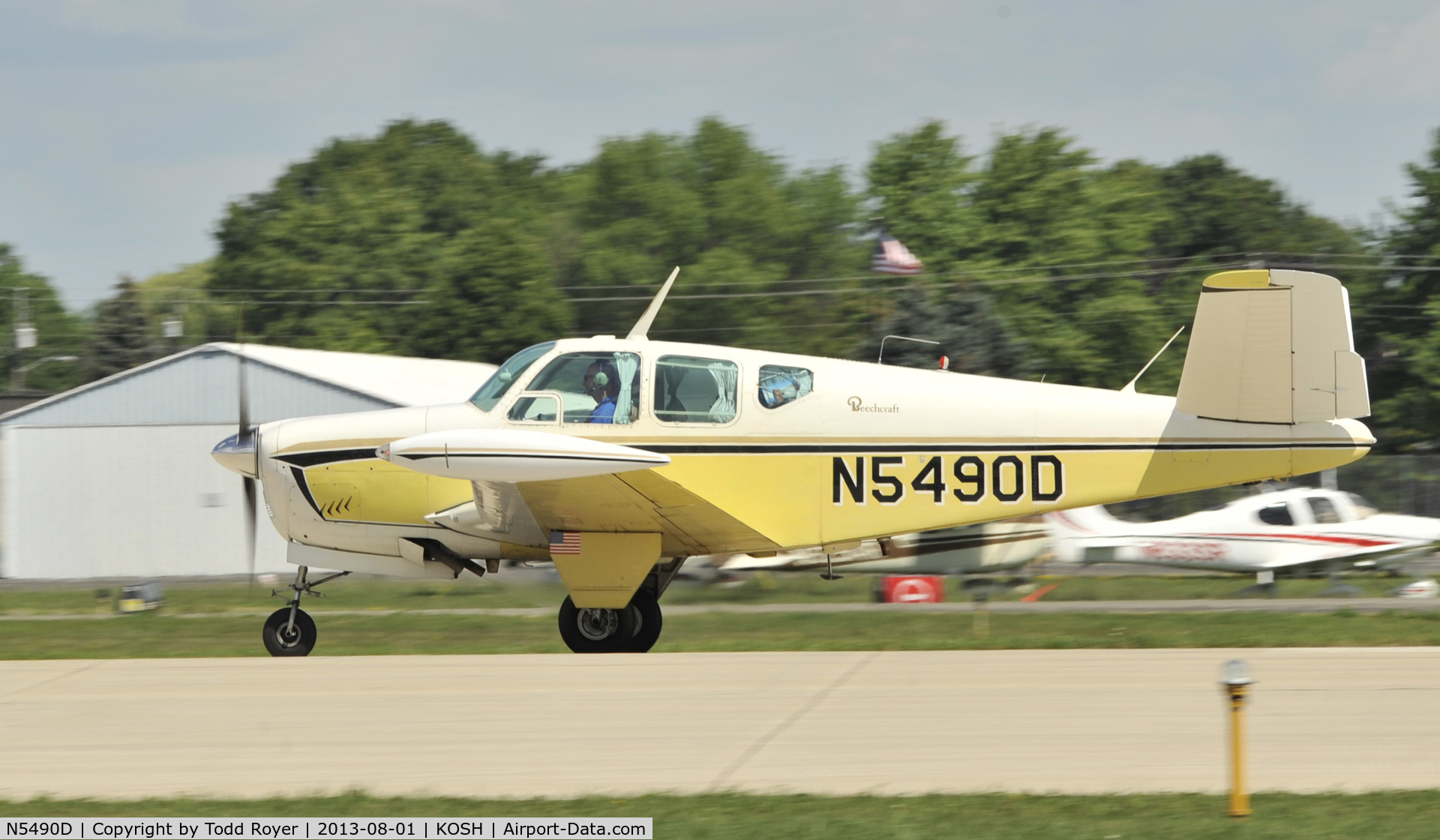 N5490D, 1957 Beech H35 Bonanza C/N D-5014, Airventure 2013
