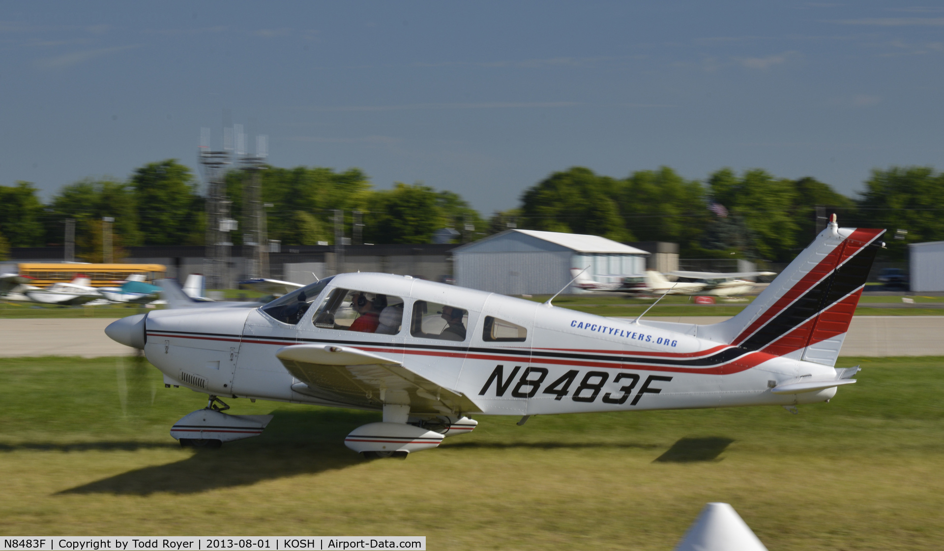 N8483F, 1976 Piper PA-28-181 C/N 28-7790250, Airventure 2013