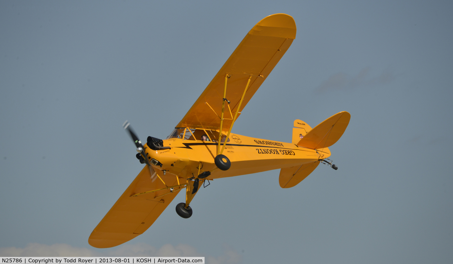 N25786, 1939 Piper J3C-65 Cub C/N 3740, Airventure 2013