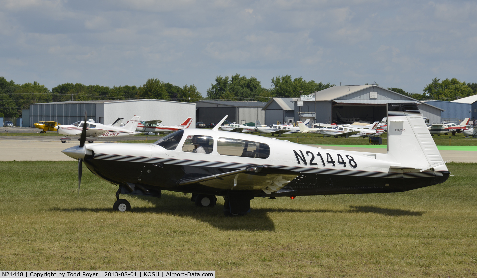 N21448, 2000 Mooney M20M Bravo C/N 27-0298, Airventure 2013
