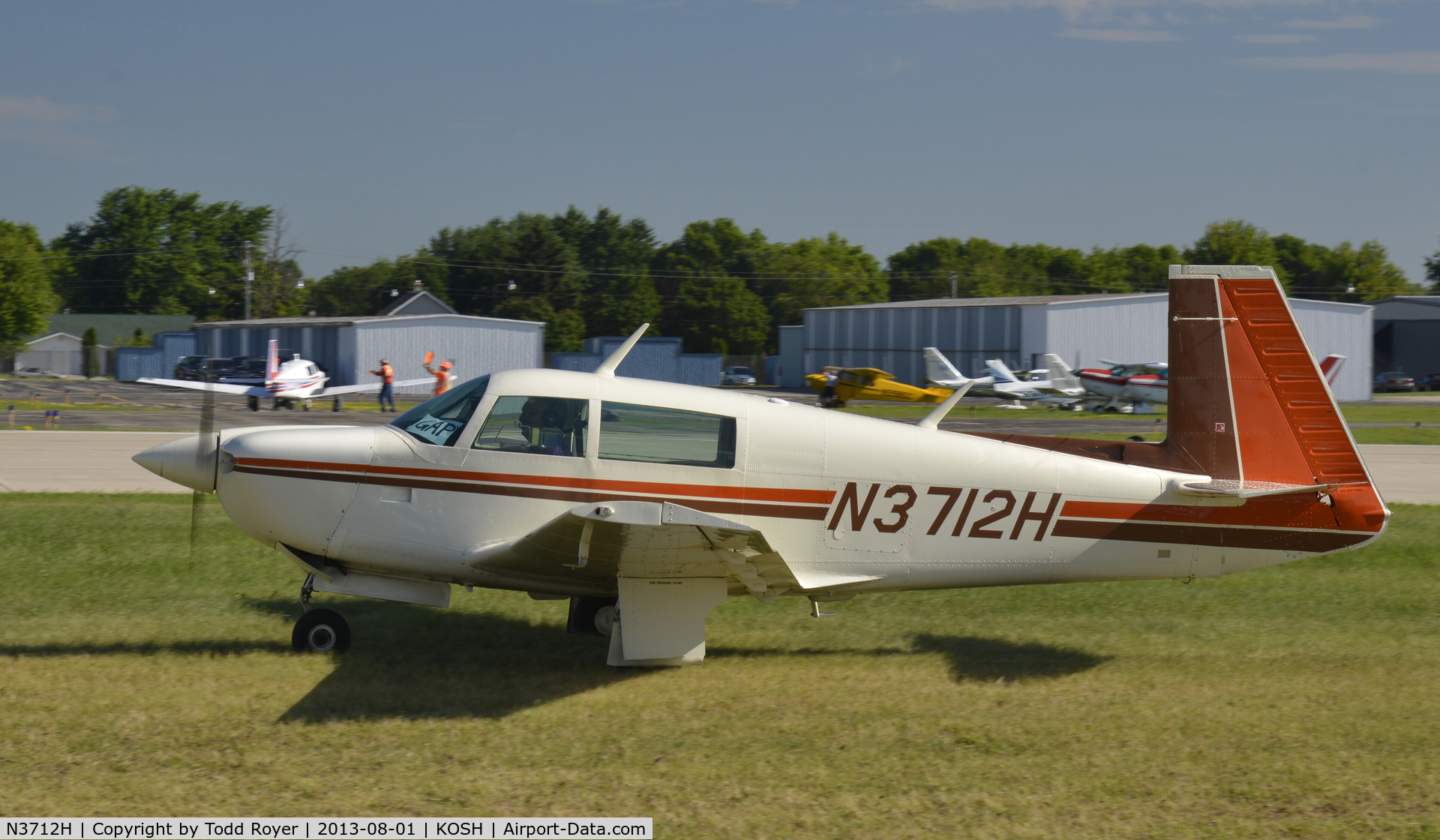 N3712H, 1979 Mooney M20J 201 C/N 24-0909, Airventure 2013