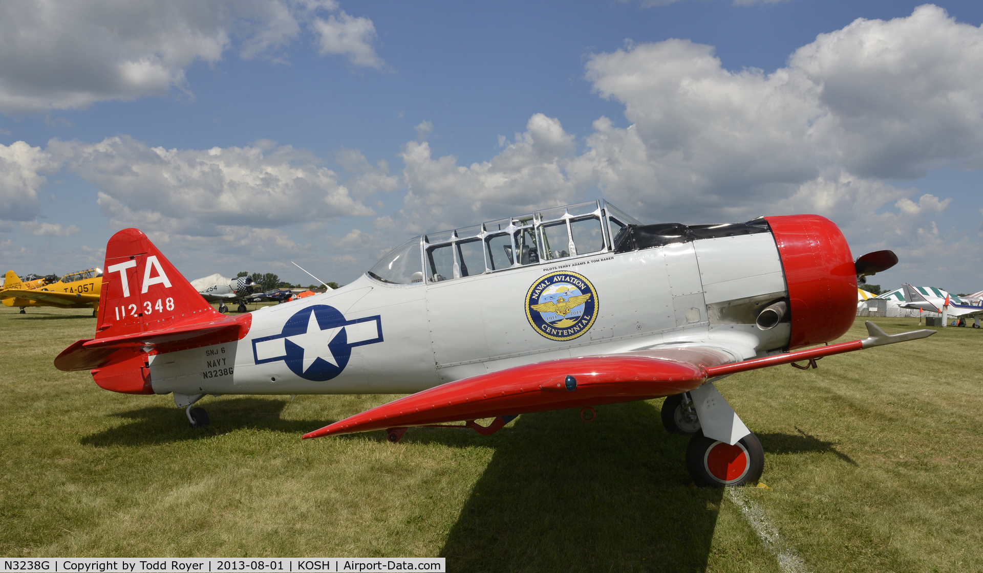 N3238G, 1959 North American SNJ-6 Texan C/N 121-43202, Airventure 2013