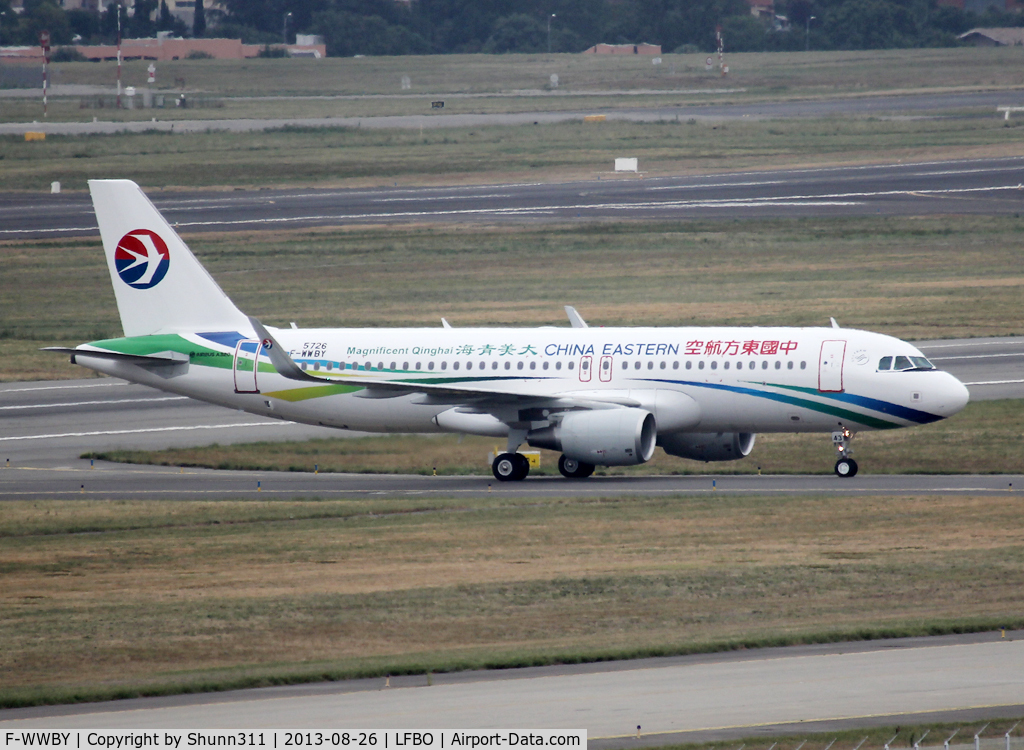 F-WWBY, 2013 Airbus A320-214 C/N 5726, C/n 5726 - To be B-9943 in Magnificent Qinghai special c/s