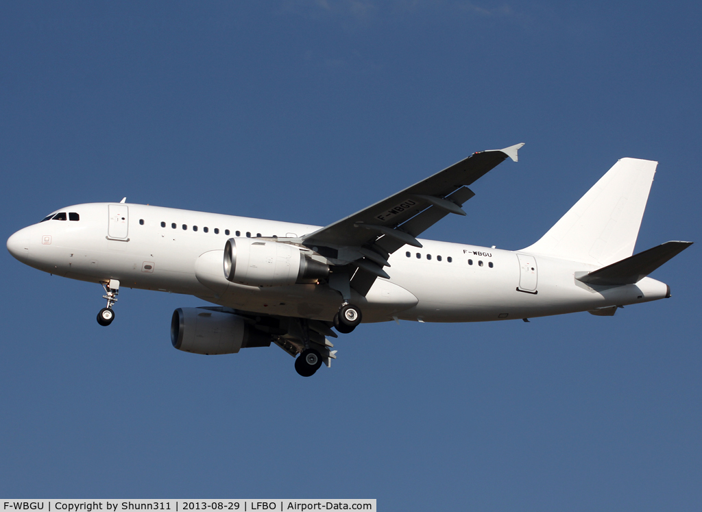 F-WBGU, 2013 Airbus ACJ319 (A319-115/CJ) C/N 5445, C/n 5445 - Ex. P4-MGU
