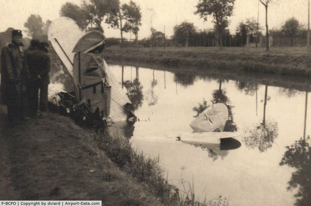 F-BCFO, Nord Stampe SV-4C C/N 272, Crash dans le canal de la Marne au Rhin à Saint-Dizier