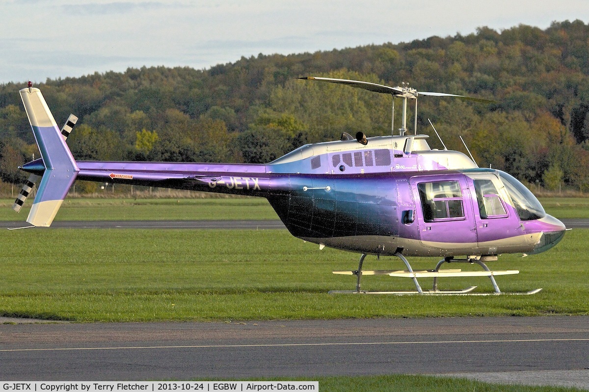 G-JETX, 1981 Bell 206B JetRanger III C/N 3208, 1981 Bell 206B-3 JetRanger III, c/n: 3208
at Wellesbourne