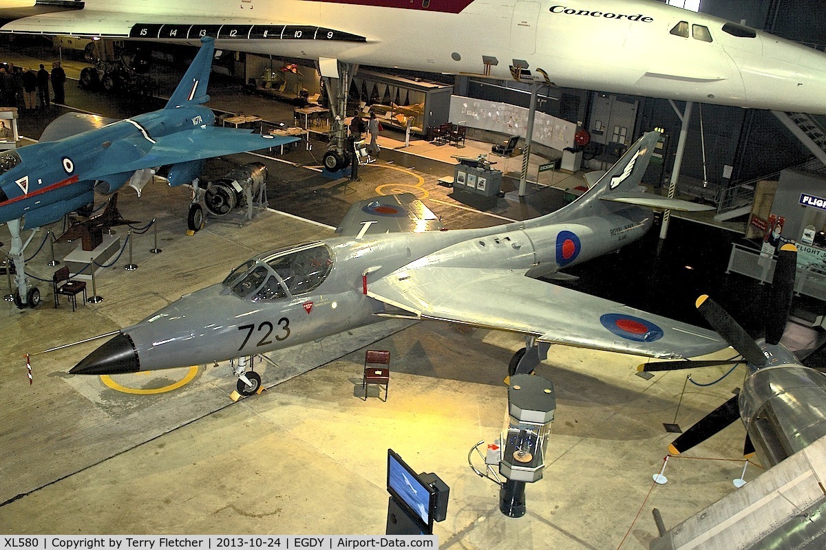 XL580, 1958 Hawker Hunter T.8M C/N 41H-693730, 1958 Hawker Hunter T.8, c/n: 41H-693730 at FAAM Yeovilton