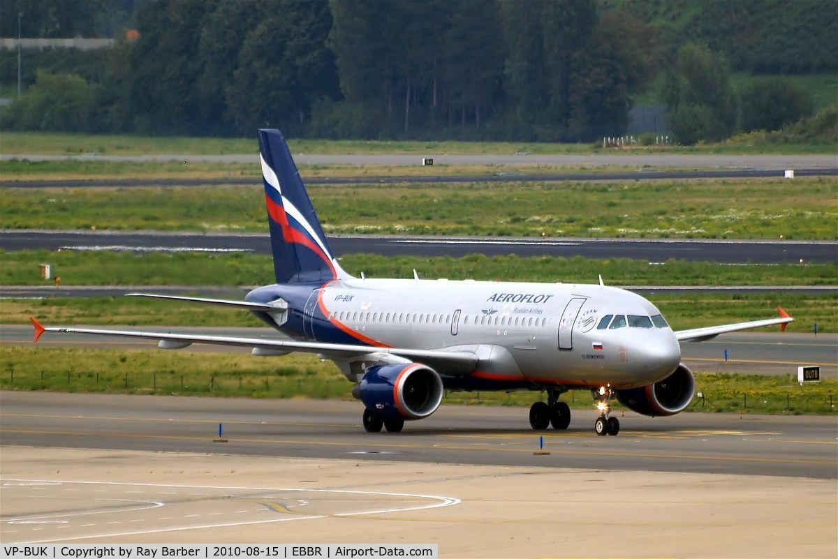 VP-BUK, 2007 Airbus A319-112 C/N 3281, Airbus A319-111 [3281] (Aeroflot Russian Airlines) Brussels~OO 15/08/2010
