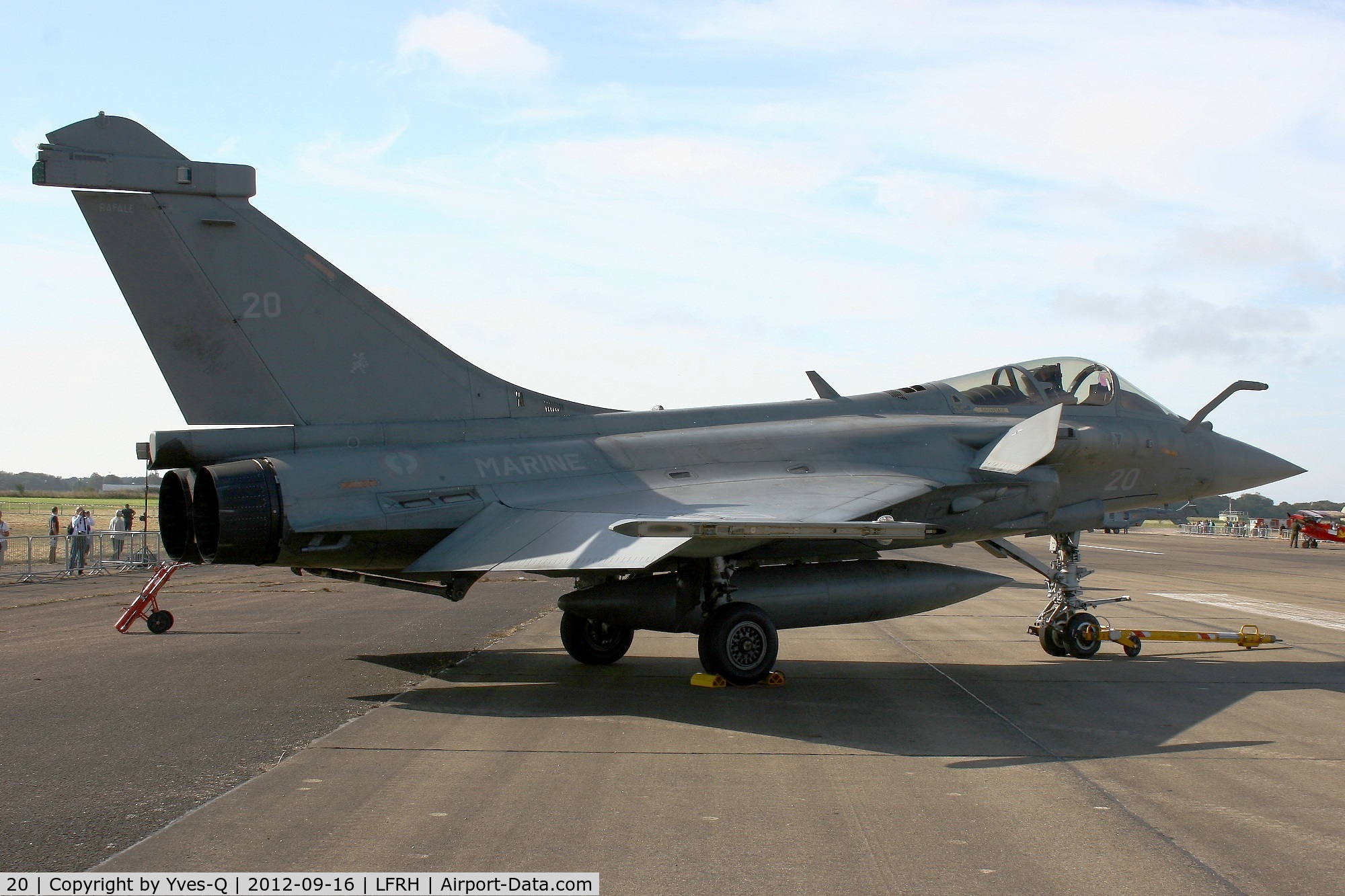 20, Dassault Rafale M C/N 20, French Naval Aviation Dassault Rafale M, Static Display, Lann-Bihoué Naval Air Base (LFRH-LRT)