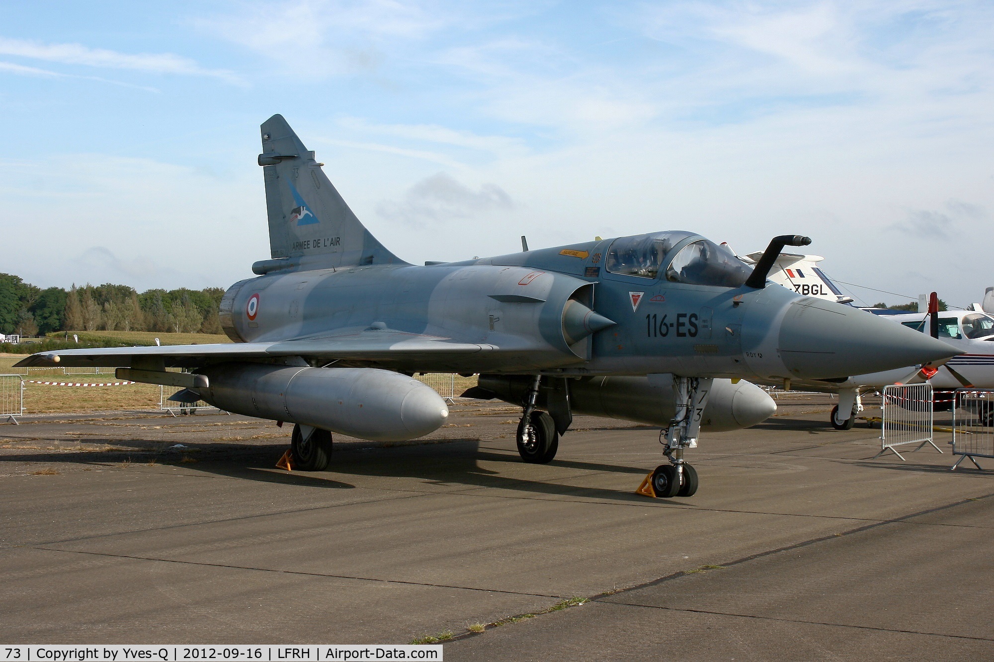 73, Dassault Mirage 2000-5F C/N 311, French Air Force Dassault Mirage 2000-5F (116-ES), Static Display,  Lann Bihoué Naval Air Base (LFRH - LRT)
