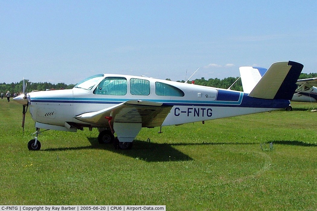 C-FNTG, 1961 Beech N35 Bonanza C/N D-6677, Beech N35 Bonanza [D-6677] Tyendinaga-Mohawk~C 20/06/2005