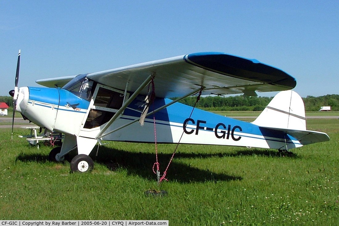 CF-GIC, 1946 Taylorcraft BC12-DX C/N 6746X, Taylorcraft BC-12D [6746] Peterborough~C 20/06/2005