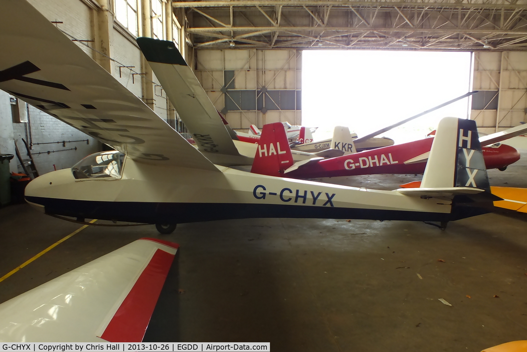G-CHYX, 1960 Schleicher K-8B C/N 686, Oxford University Gliding Club
