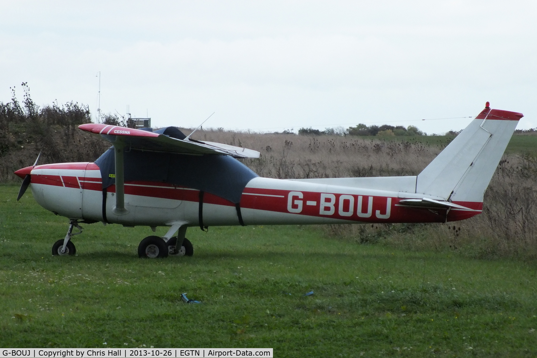 G-BOUJ, 1975 Cessna 150M C/N 150-76373, at Enstone Airfield