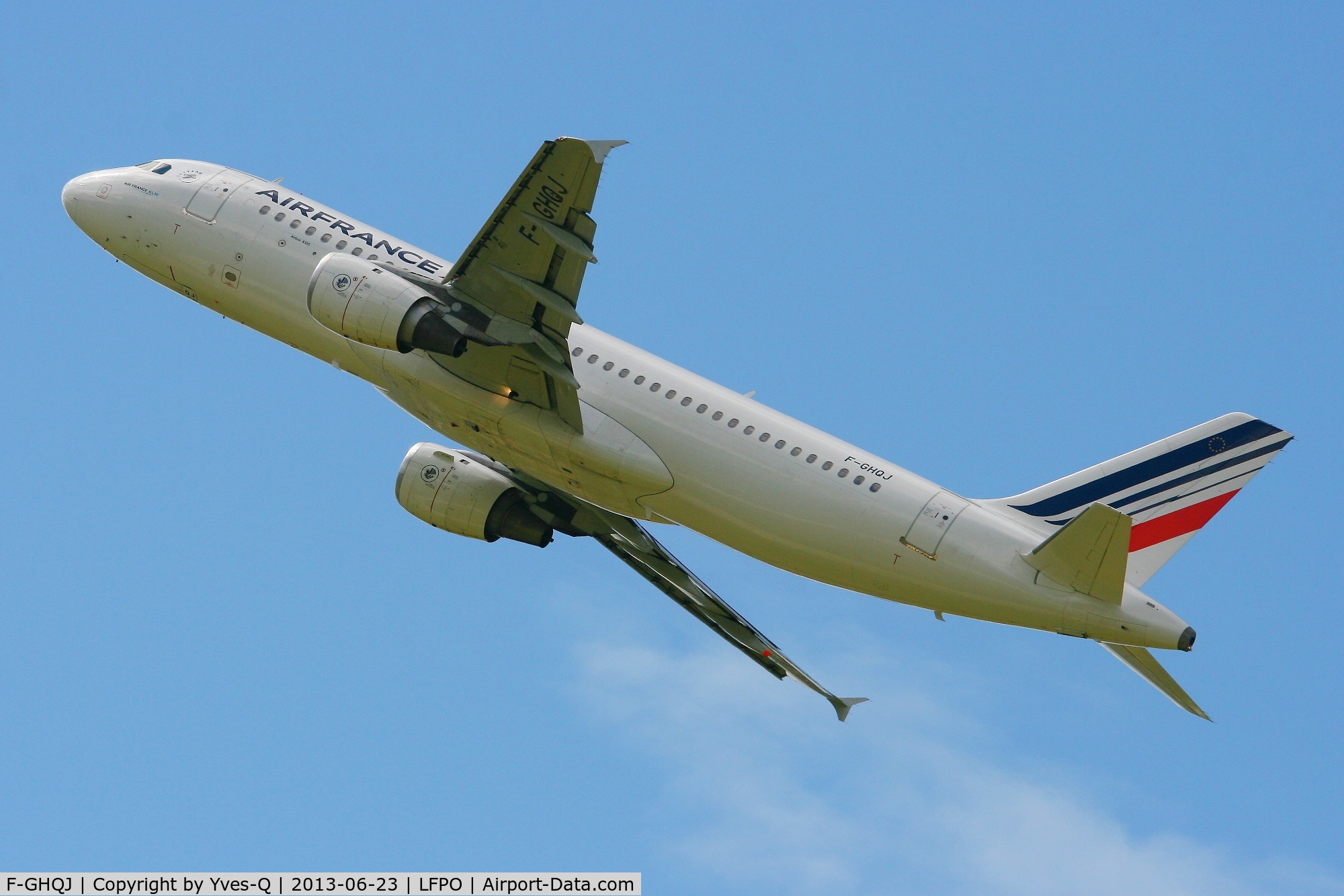 F-GHQJ, 1991 Airbus A320-211 C/N 0214, Airbus A320-211, Take off rwy 24, Paris-Orly Airport (LFPO-ORY)