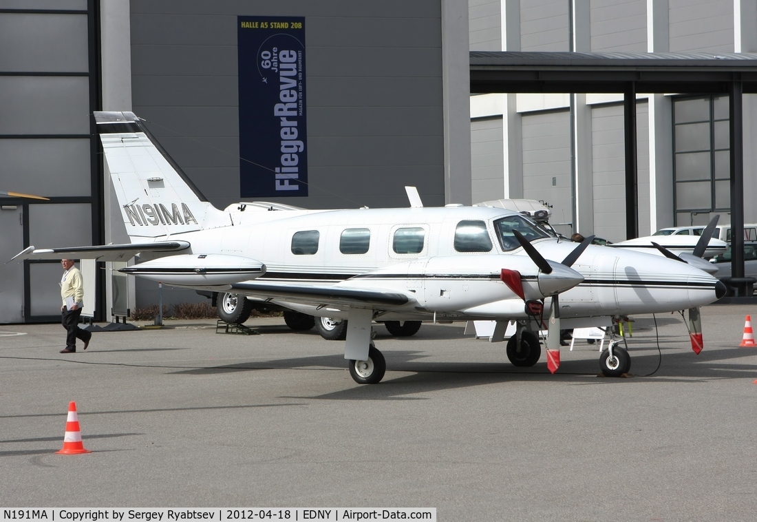 N191MA, Piper PA-31T1 Cheyenne 1 C/N 31T-8104019, Friedrichshafen AERO2012