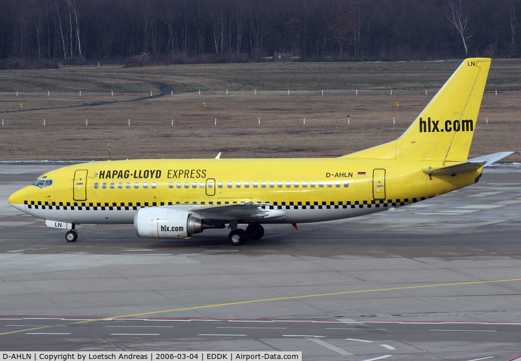 D-AHLN, 1991 Boeing 737-5K5 C/N 25062, Hapag Lloyd Express