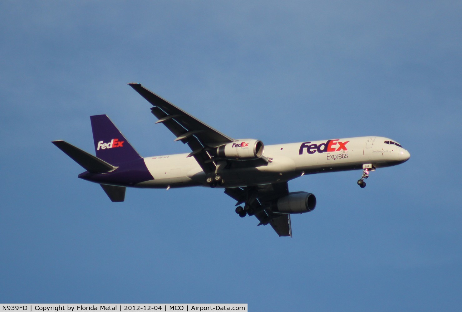 N939FD, 1989 Boeing 757-23A C/N 24528, Fed Ex 757-200