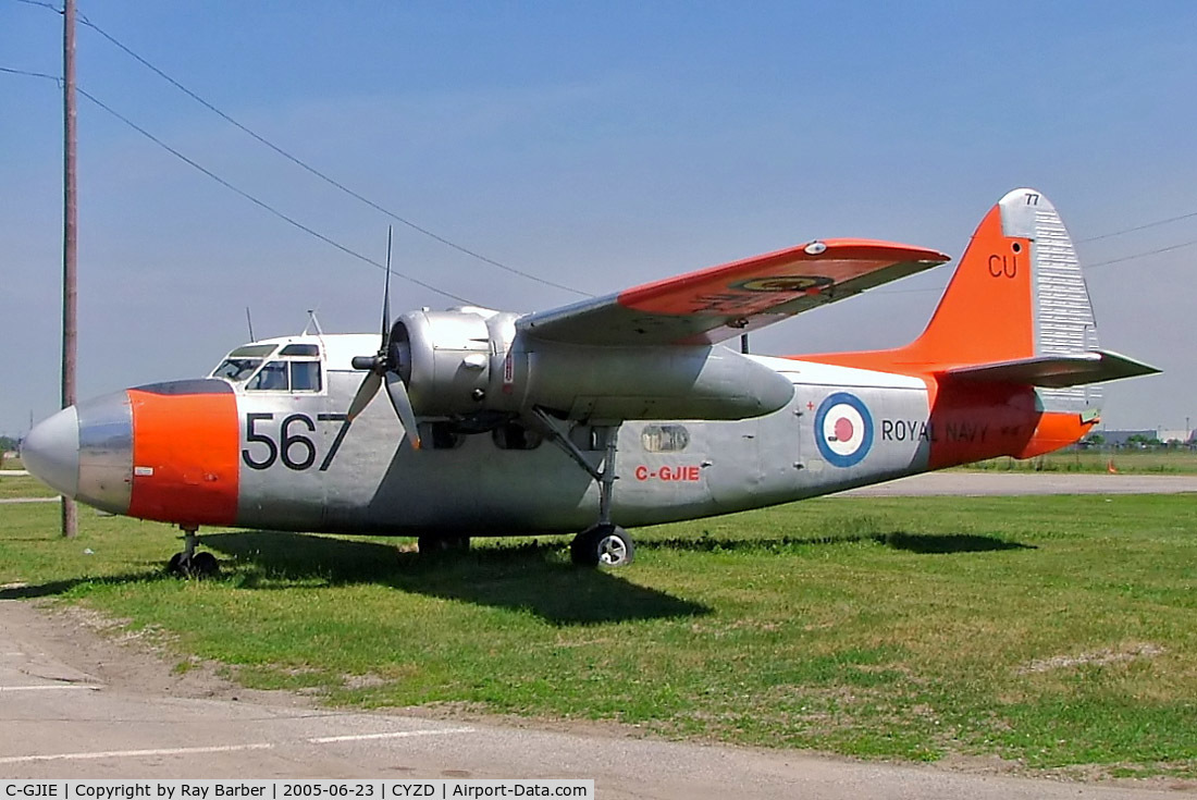 C-GJIE, 1952 Percival P-57 Sea Prince T1 C/N P57/31, Percival P.57 Sea Prince T.1 [P57/31] Toronto-Downsview~C 23/06/2005