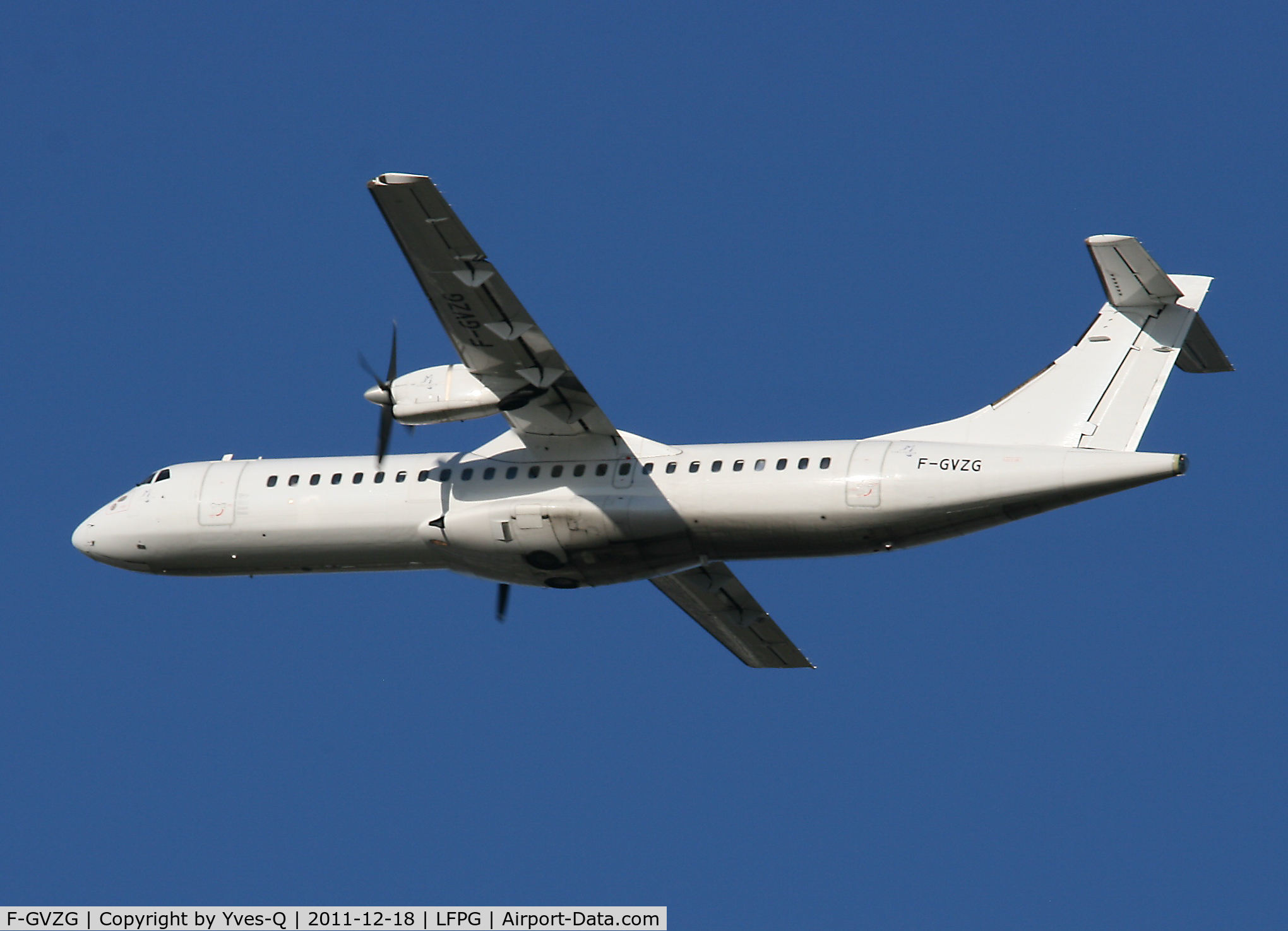 F-GVZG, 1989 ATR 72-201 C/N 145, ATR 72-201, Airliners, Roissy Charles De Gaulle (LFPG - CDG)