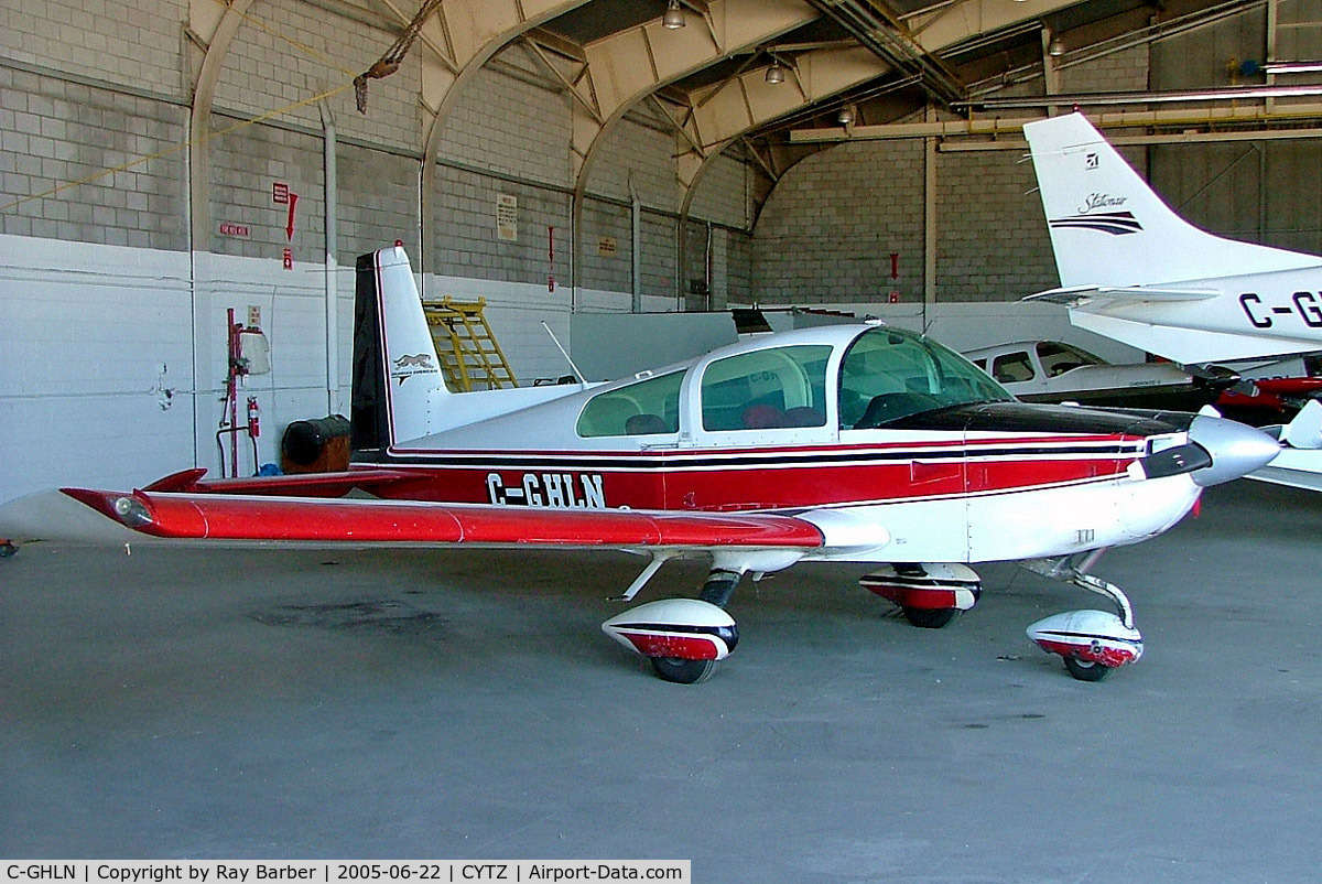 C-GHLN, 1976 American Aviation AA-5A Traveler C/N AA5A-0181, Grumman American AA-5A Cheetah [AA5A-0181] Toronto-City Centre Airport~C 22/06/2005