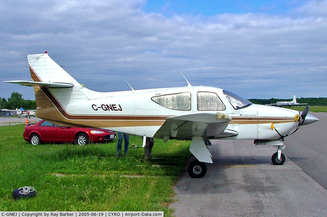 C-GNEJ, 1974 Aero Commander 112 C/N 220, Rockwell Commander 112A [220] Rockcliffe~C 19/06/2005