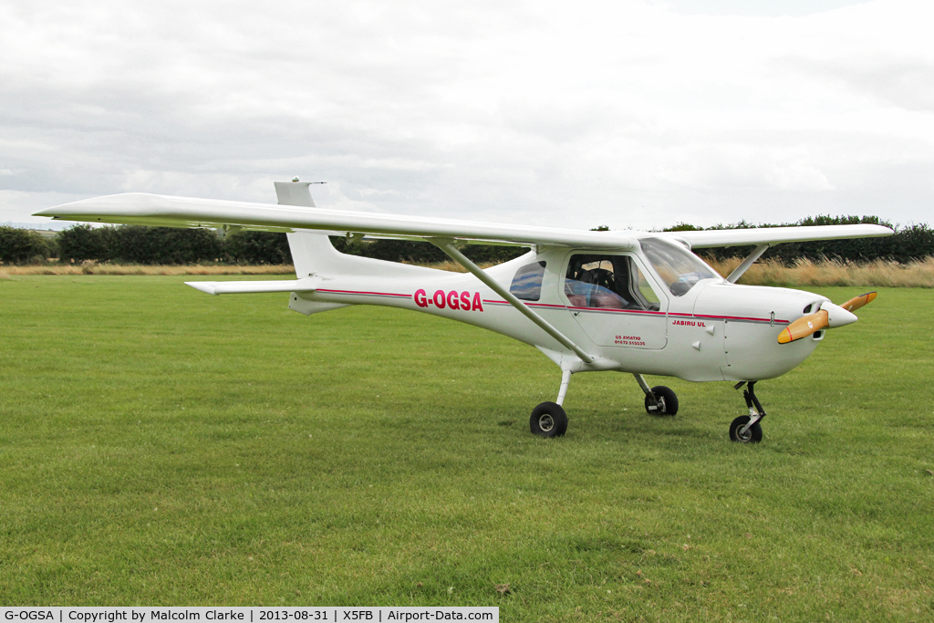 G-OGSA, 2000 Jabiru UL-450 C/N PFA 274A-13540, Jabiru SPL-450, Fishburn Airfield UK, August 2013.