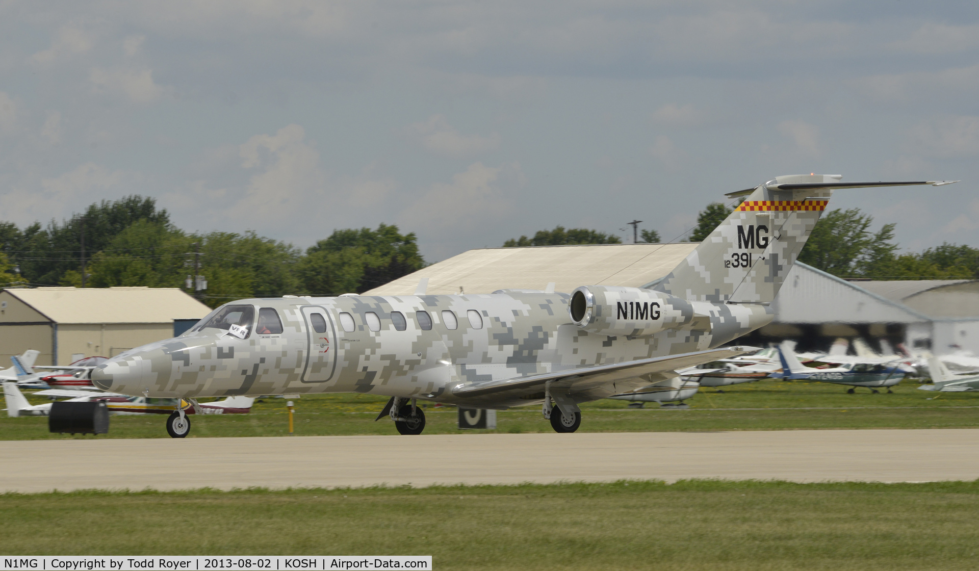 N1MG, 2012 Cessna 525B CitationJet CJ3 C/N 525B-0391, Airventure 2013