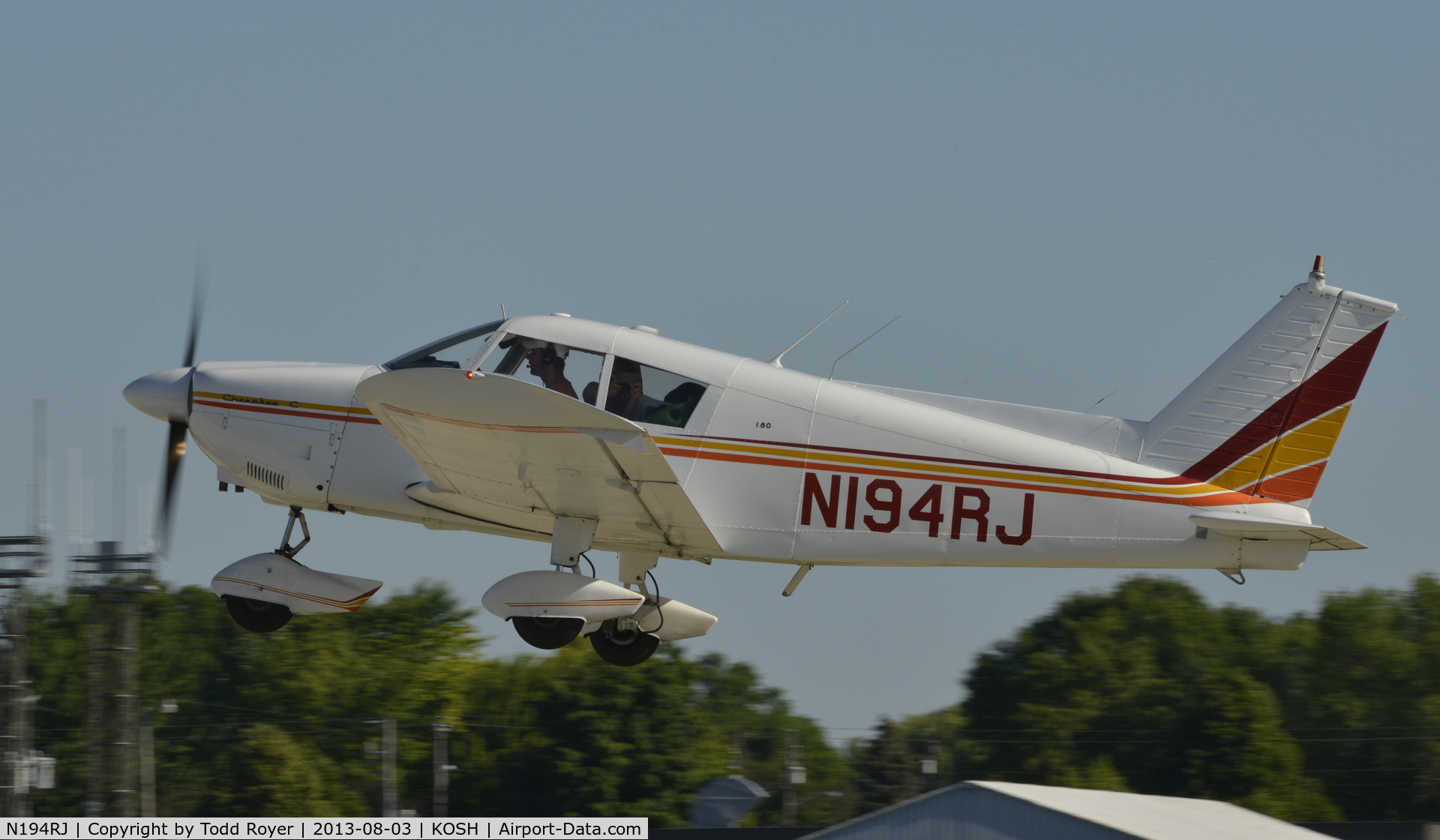 N194RJ, 1966 Piper PA-28-180 Cherokee C/N 28-2760, Airventure 2013