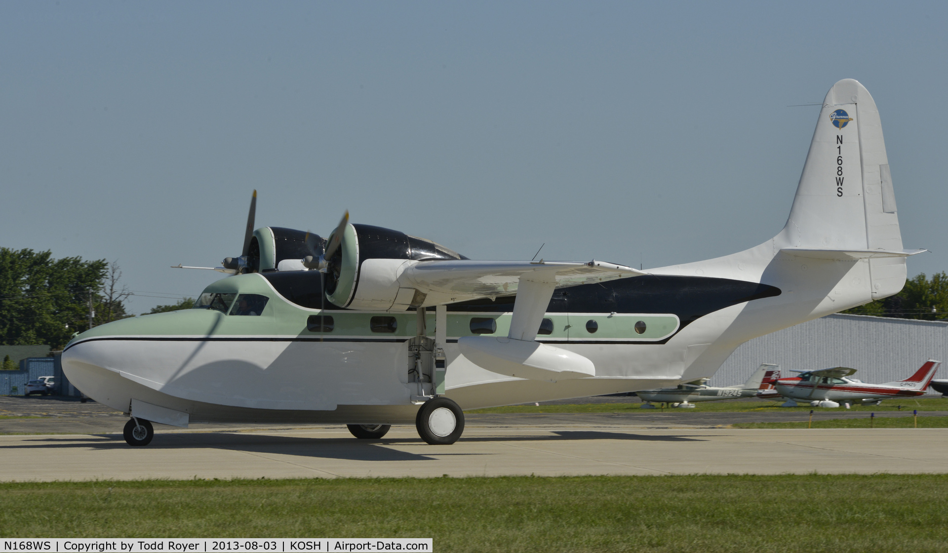 N168WS, 1946 Grumman G-73 Mallard C/N J-5, Airventure 2013