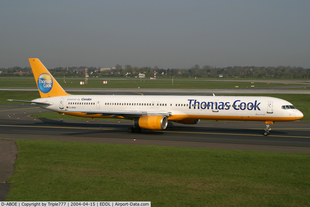 D-ABOE, 1999 Boeing 757-330 C/N 29012, Thomas Cook powered by Condor