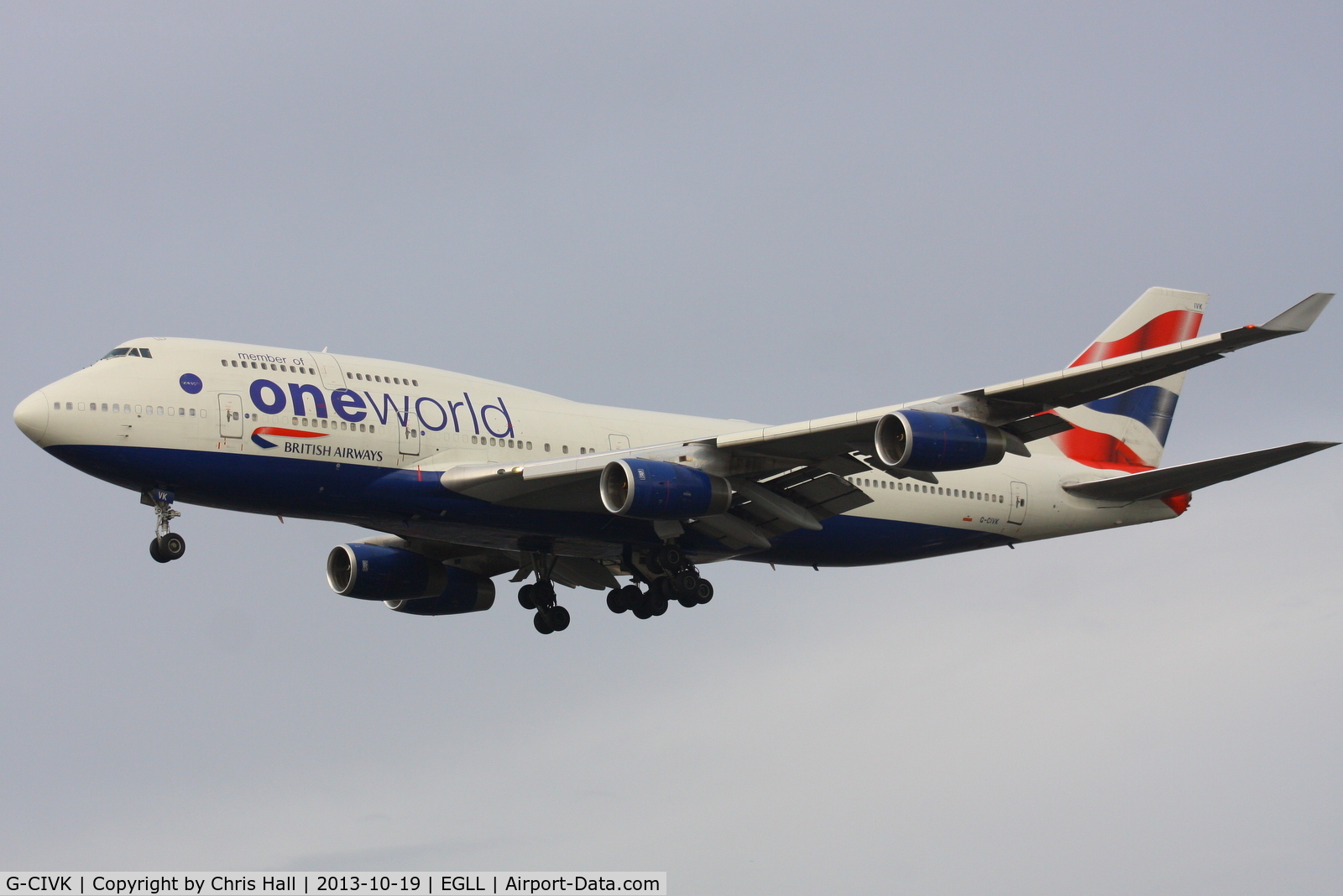 G-CIVK, 1997 Boeing 747-436 C/N 25818, British Airways