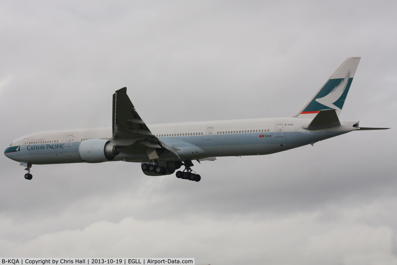B-KQA, 2012 Boeing 777-367/ER C/N 37898, Cathay Pacific