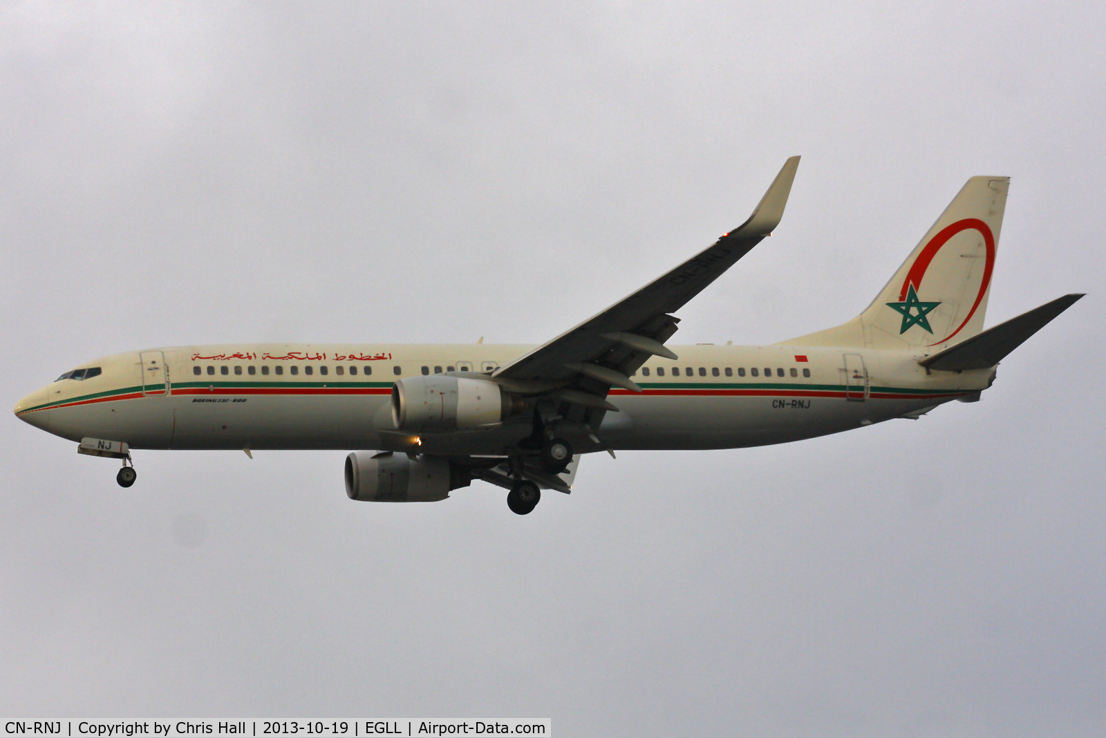 CN-RNJ, 1998 Boeing 737-8B6 C/N 28980, Royal Air Maroc