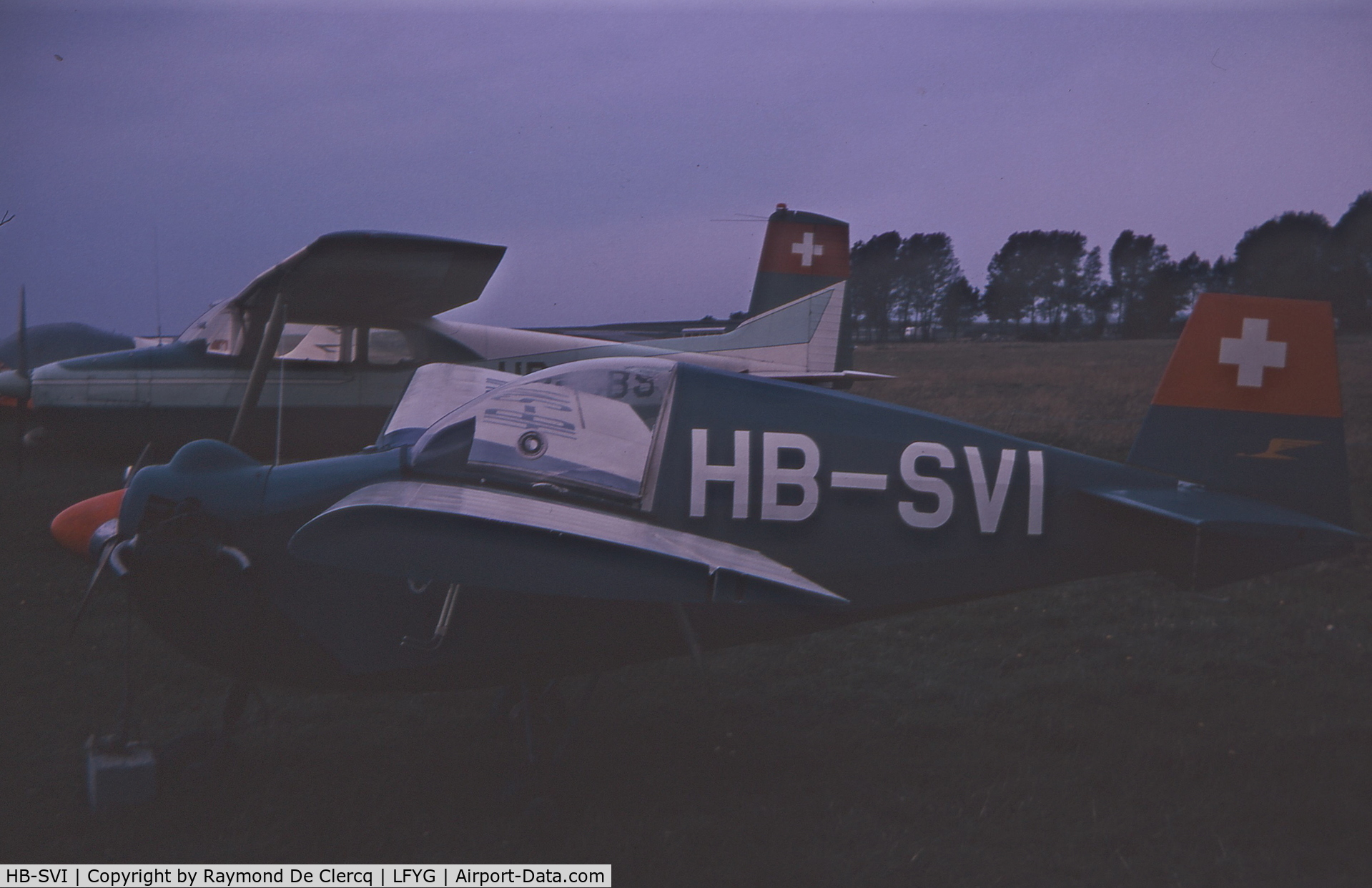 HB-SVI, 1960 Tipsy T.66 Nipper 2 C/N 53, Cambrai,summer 1976.