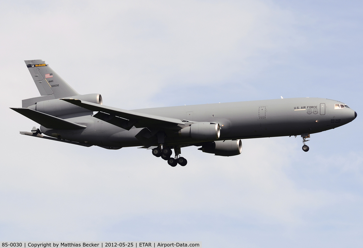 85-0030, 1985 McDonnell Douglas KC-10A Extender C/N 48235, 85-0030
