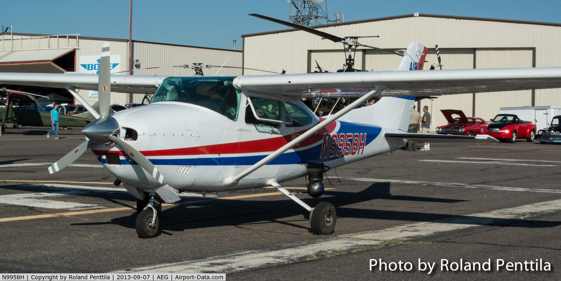 N9958H, 1981 Cessna 182R Skylane C/N 18268143, Owned by the Albuquerque Police Department for aerial surveillance.