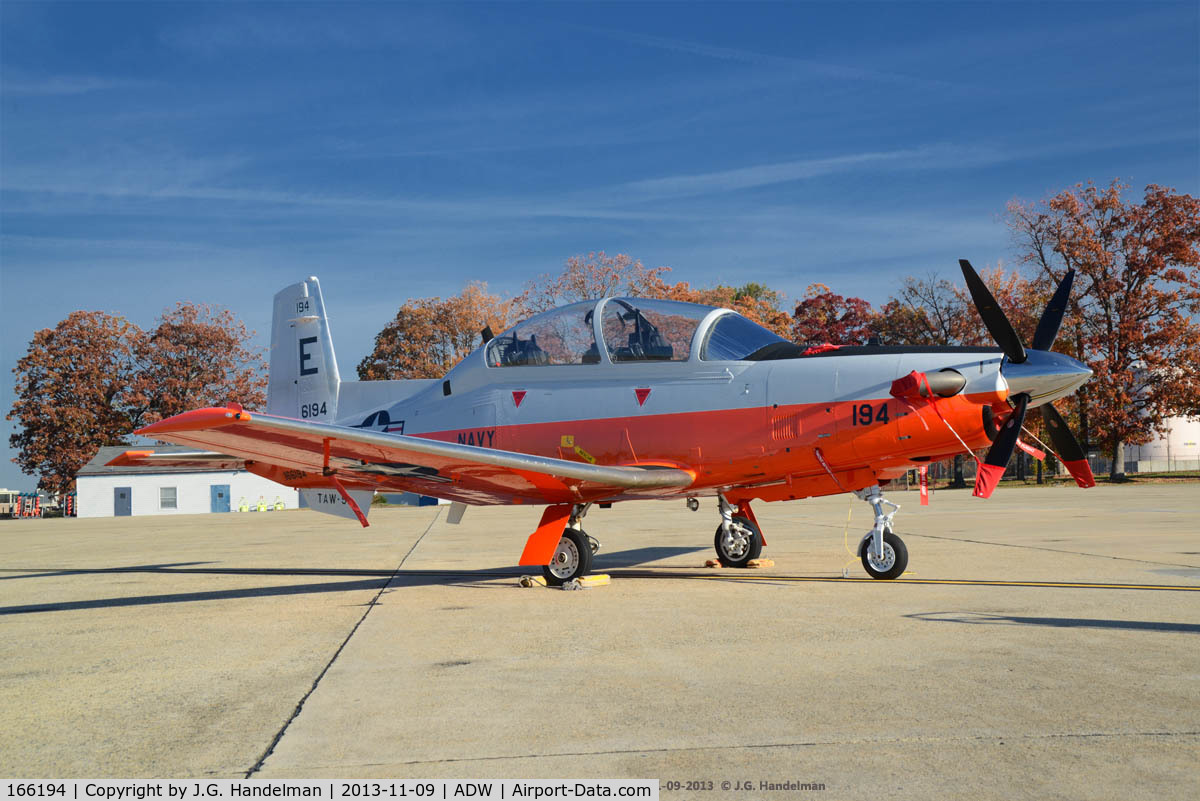 166194, Raytheon T-6B Texan II C/N PN-185, Fall foliage.