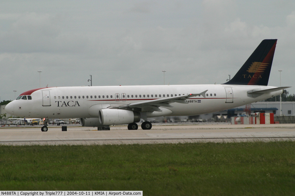 N488TA, 2003 Airbus A320-233 C/N 2118, TACA Airlines