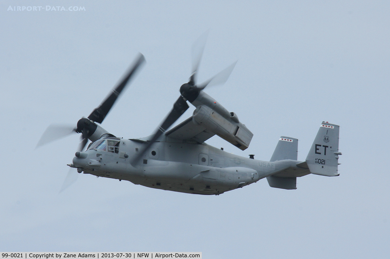 99-0021, 1998 Bell-Boeing CV-22B Osprey C/N D0025, Departing Navy Fort Worth