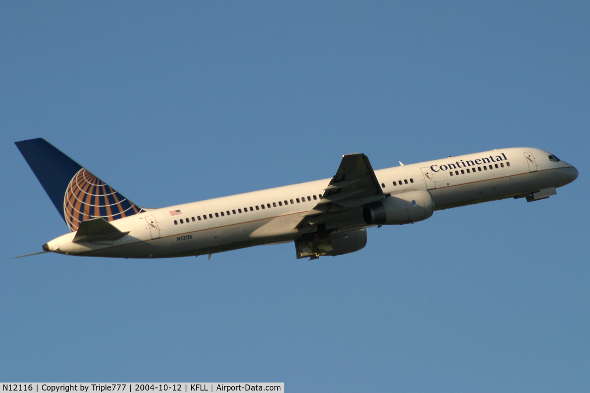 N12116, 1996 Boeing 757-224 C/N 27558, Continental