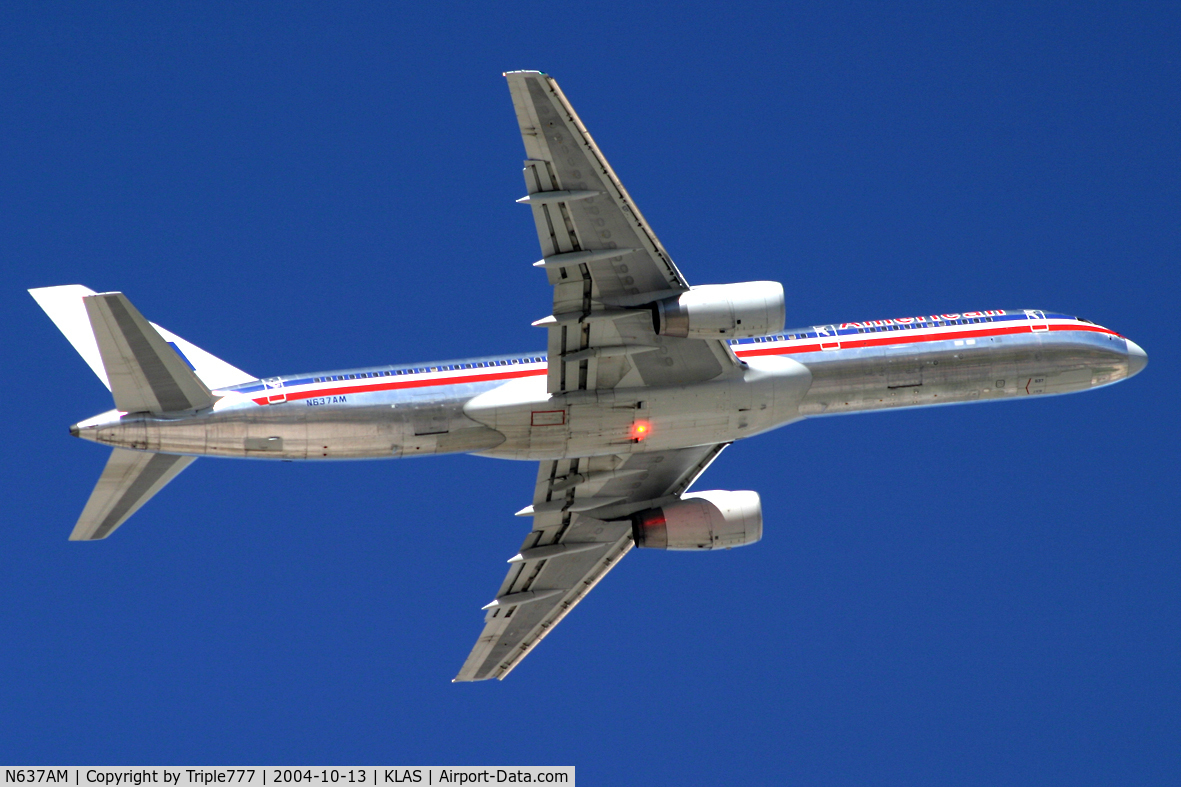 N637AM, 1991 Boeing 757-223 C/N 24595, American Airlines